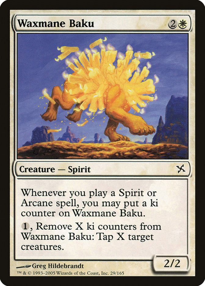 Waxmane Baku [Betrayers of Kamigawa] [Foil]
