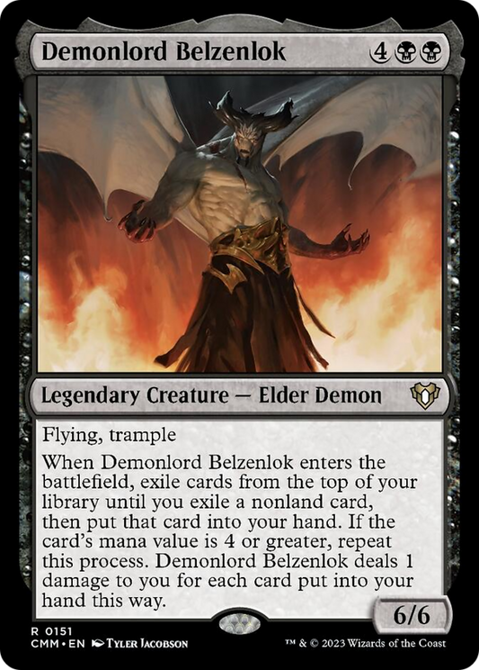 Demonlord Belzenlok [Commander Masters] [Foil]