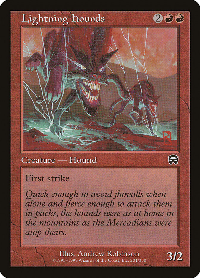 Lightning Hounds [Mercadian Masques] [Foil]