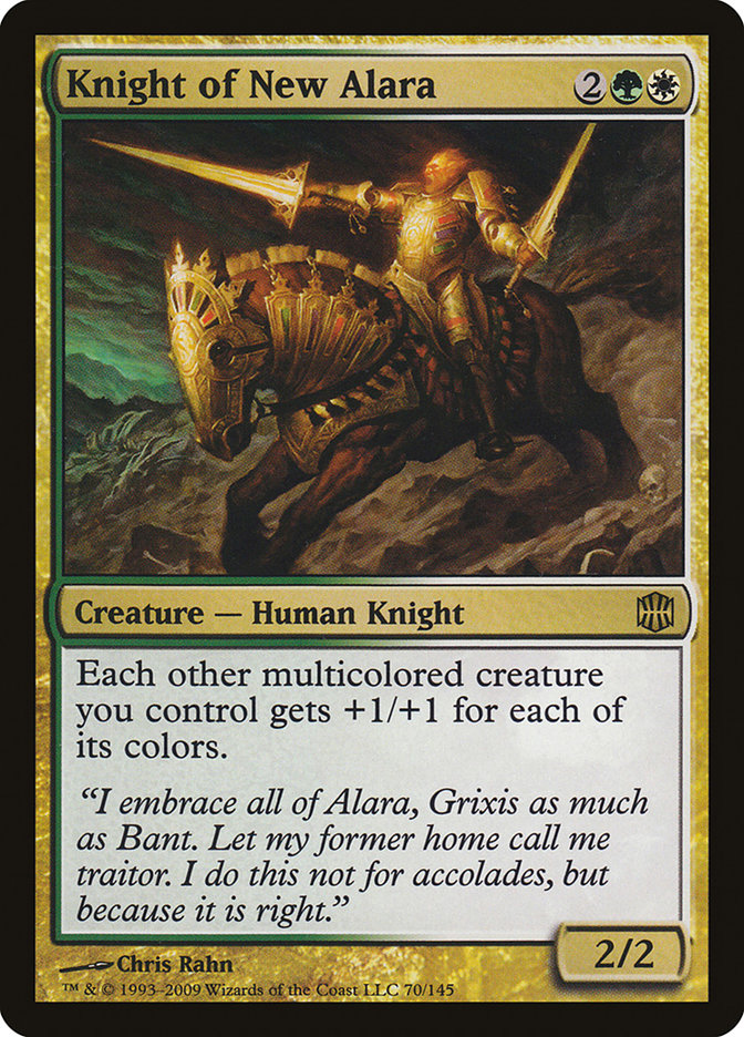 Knight of New Alara [Alara Reborn] [Foil]