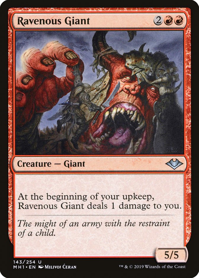 Ravenous Giant [Modern Horizons] [Foil]