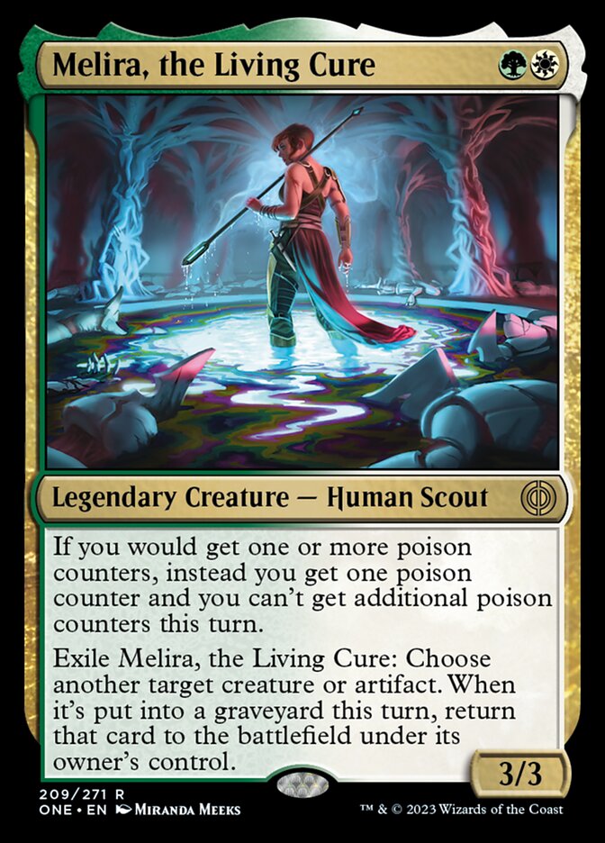 Melira, the Living Cure [Phyrexia: All Will Be One] [Foil]