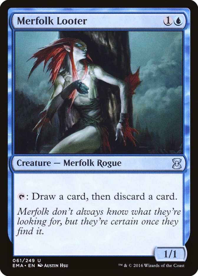Merfolk Looter [Eternal Masters] [Foil]