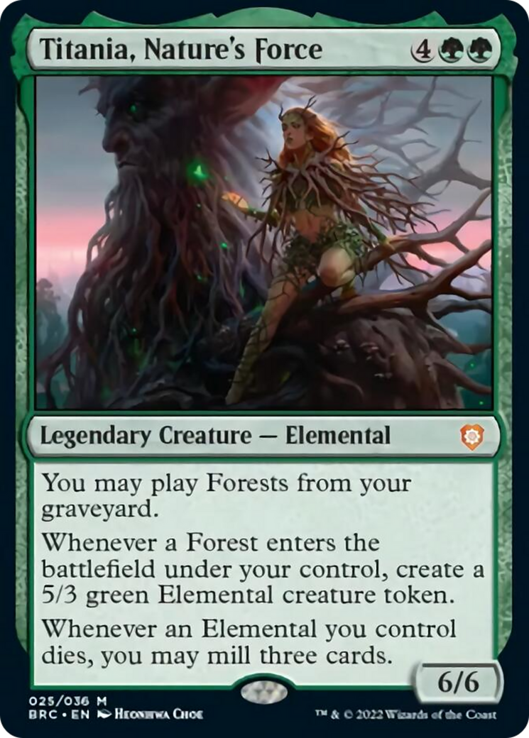 Titania, Nature's Force [The Brothers' War Commander] [Foil]