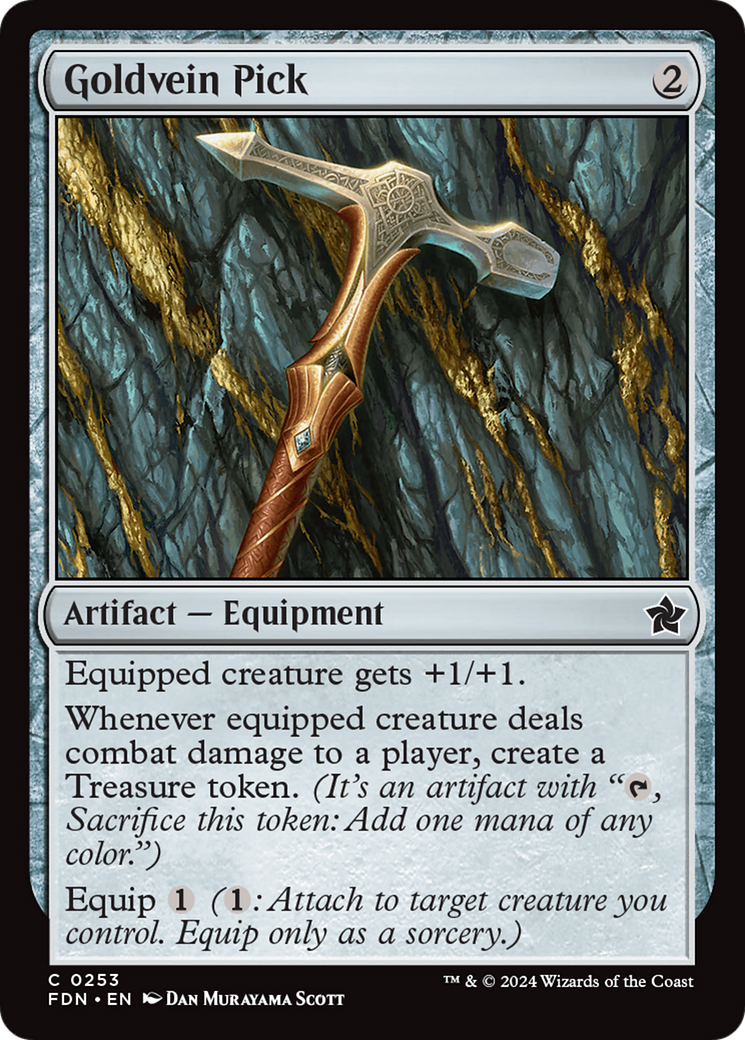 Goldvein Pick [Foundations] [Foil]