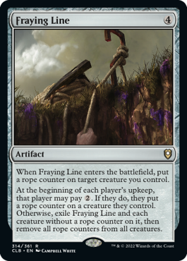 Fraying Line [Commander Legends: Battle for Baldur's Gate] [Foil]