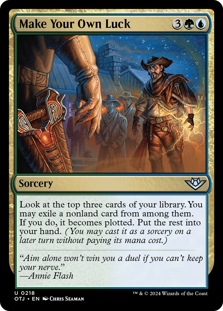 Make Your Own Luck [Outlaws of Thunder Junction] [Foil]