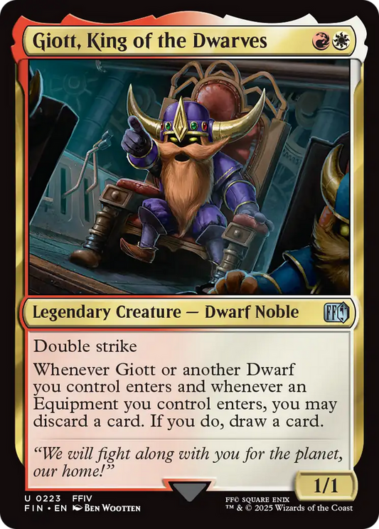 Giott, King of the Dwarves [FINAL FANTASY] [Foil]