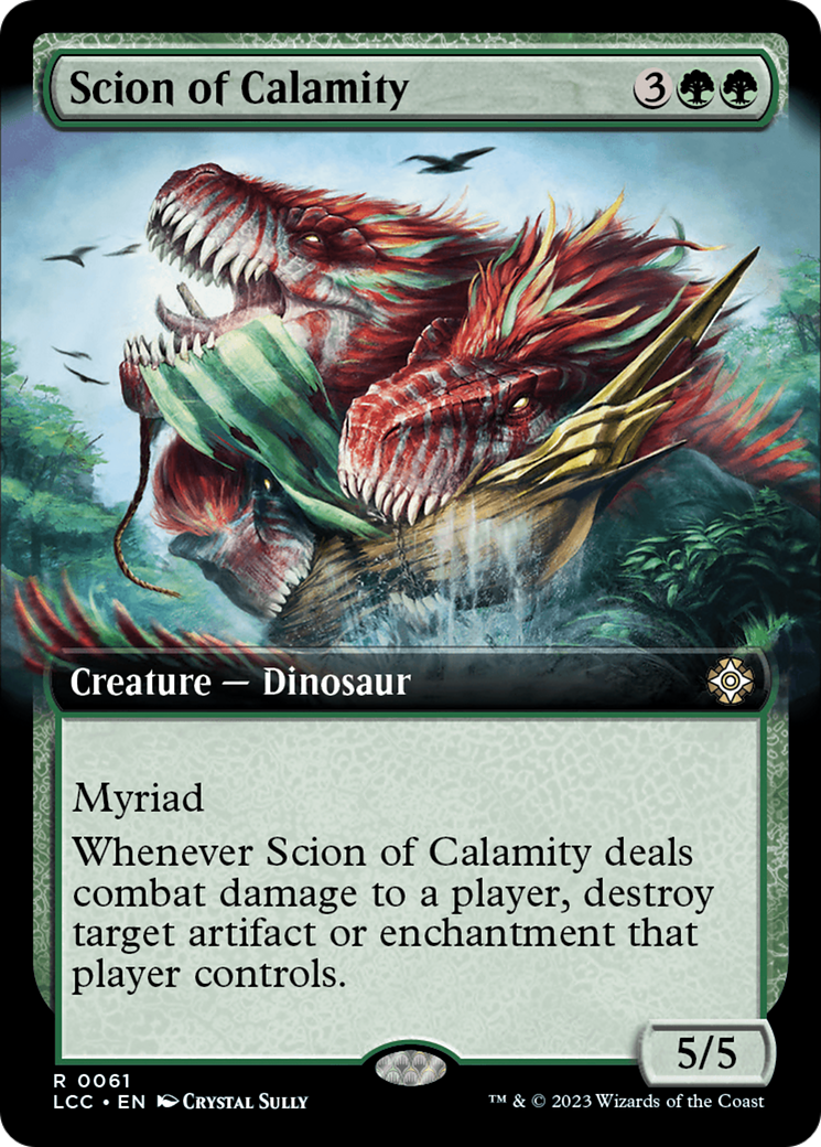 Scion of Calamity (Extended Art) [The Lost Caverns of Ixalan Commander] [Foil]