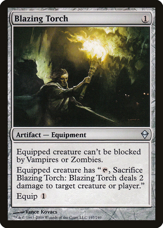 Blazing Torch [Zendikar] [Foil]