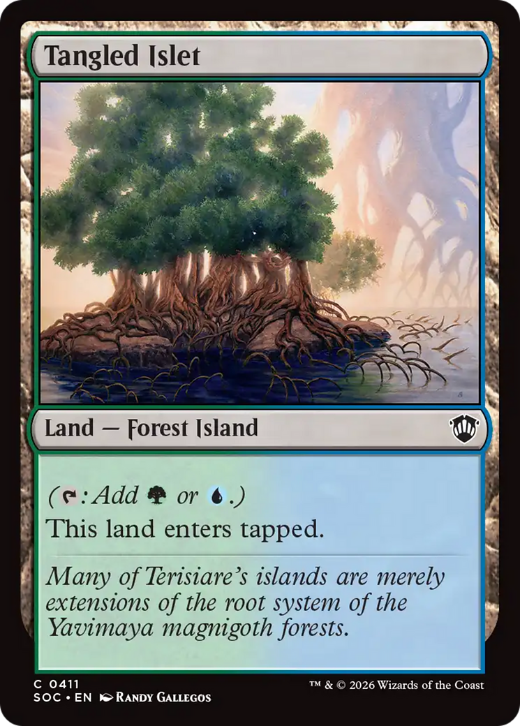 Tangled Islet [Secrets of Strixhaven Commander] [Foil]
