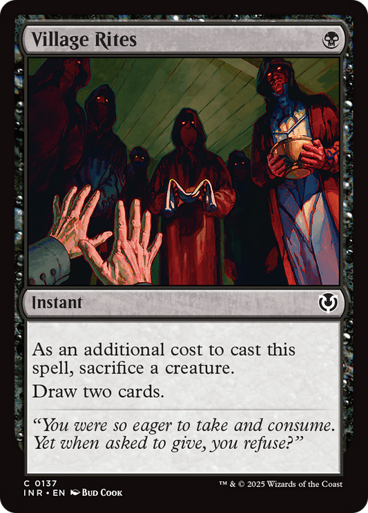 Village Rites [Innistrad Remastered] [Foil]