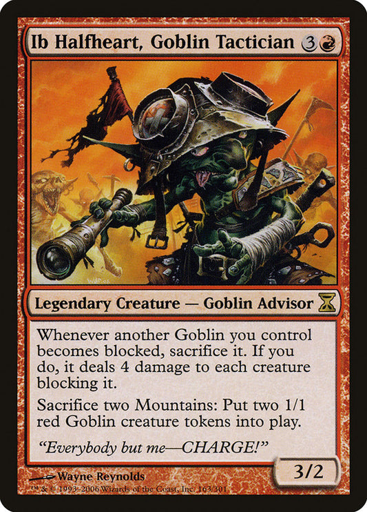Ib Halfheart, Goblin Tactician [Time Spiral] [Foil]