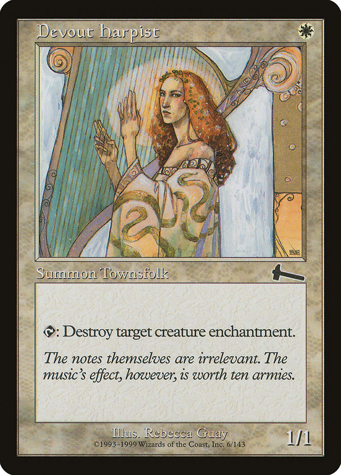 Devout Harpist [Urza's Legacy] [Foil]