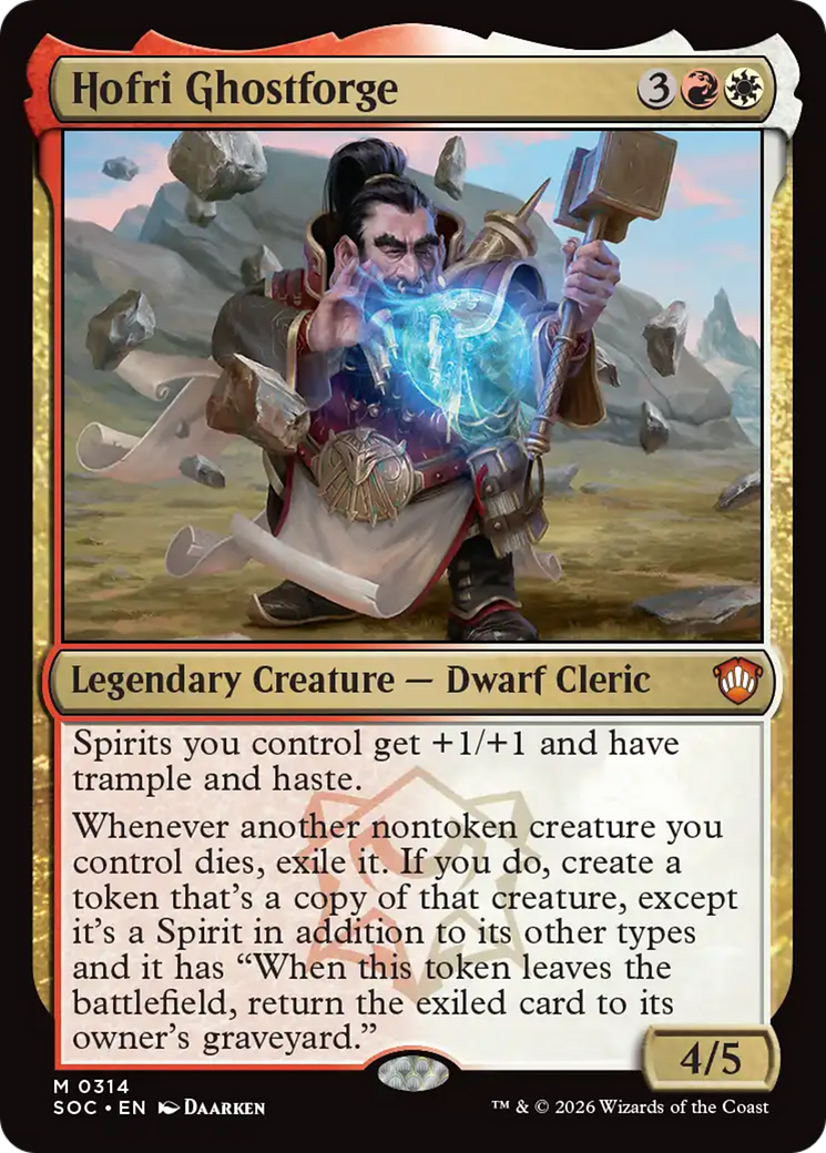 Hofri Ghostforge [Secrets of Strixhaven Commander] [Foil]