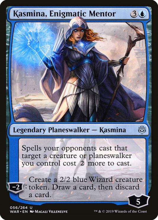 Kasmina, Enigmatic Mentor [War of the Spark] [Foil]
