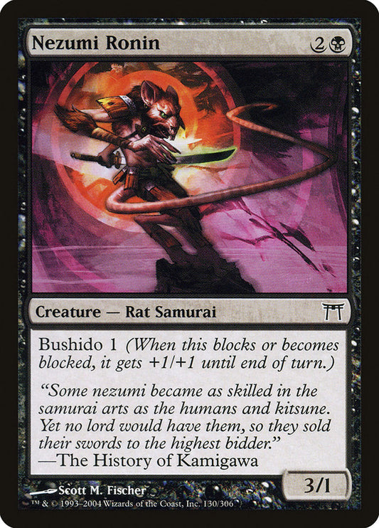 Nezumi Ronin [Champions of Kamigawa] [Foil]