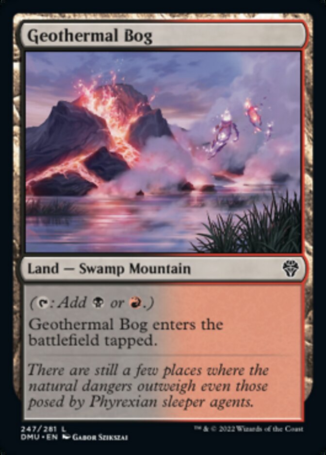 Geothermal Bog [Dominaria United] [Foil]