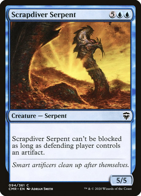 Scrapdiver Serpent [Commander Legends] [Foil]
