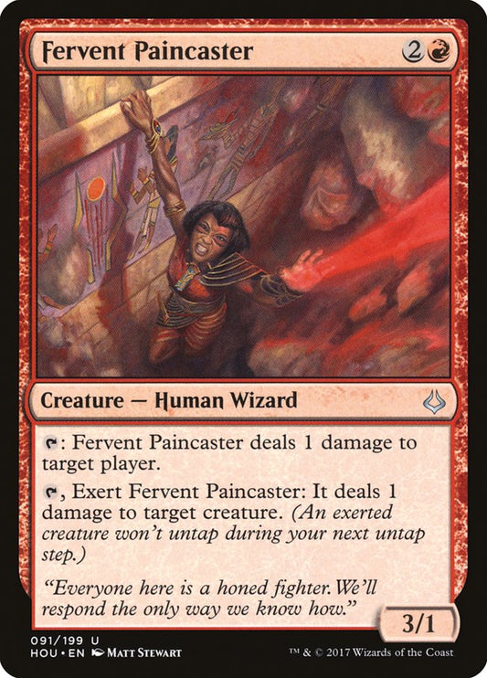 Fervent Paincaster [Hour of Devastation] [Foil]