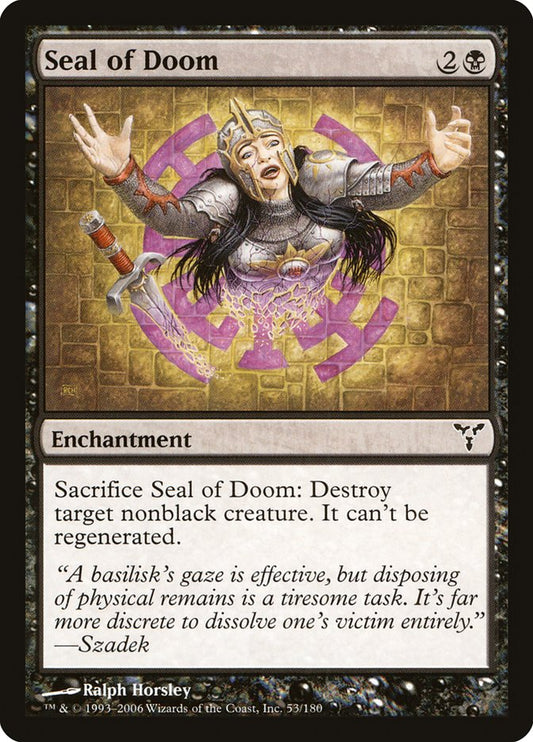 Seal of Doom [Dissension] [Foil]