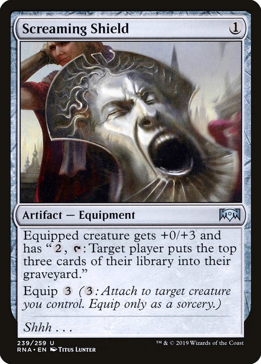 Screaming Shield [Ravnica Allegiance] [Foil]