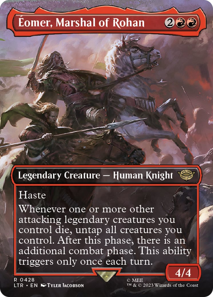 Eomer, Marshal of Rohan (Borderless Alternate Art) [The Lord of the Rings: Tales of Middle-Earth] [Foil]