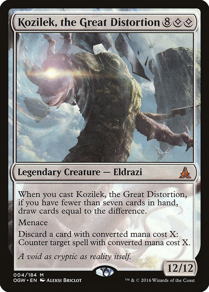 Kozilek, the Great Distortion [Oath of the Gatewatch] [Foil]