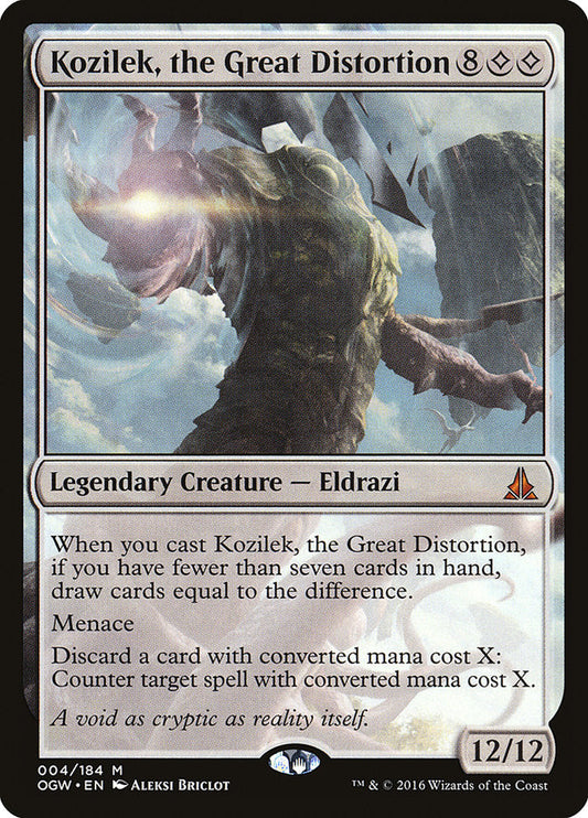 Kozilek, the Great Distortion [Oath of the Gatewatch] [Foil]