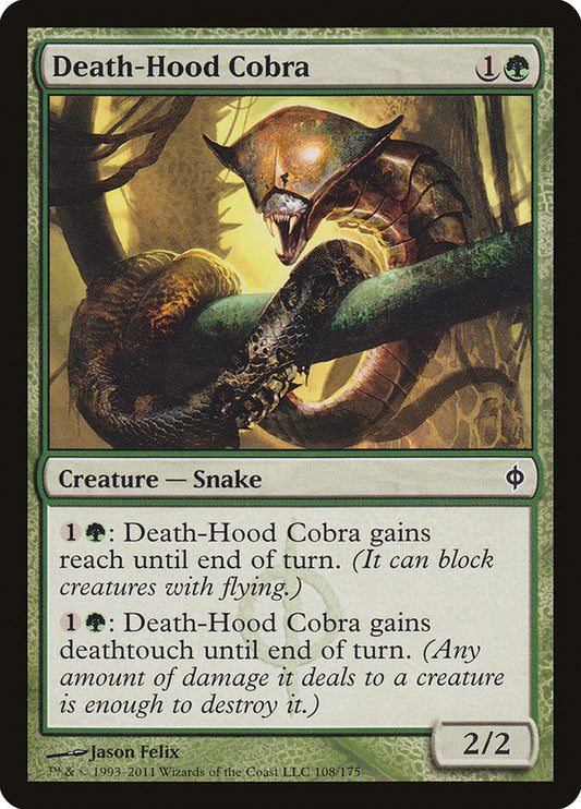 Death-Hood Cobra [New Phyrexia] [Foil]