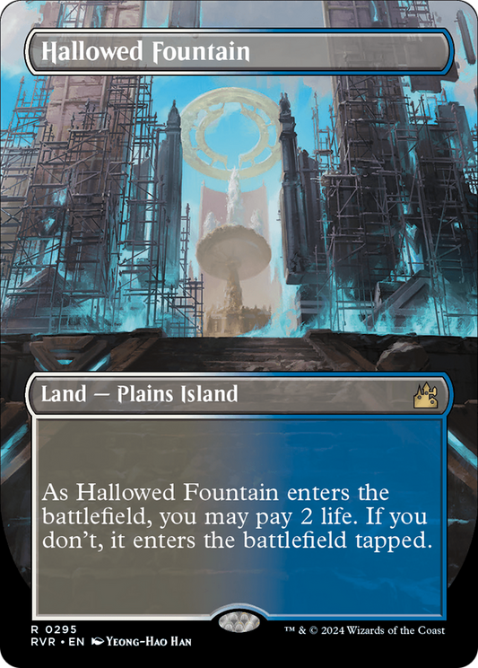 Hallowed Fountain (Borderless) [Ravnica Remastered] [Foil]