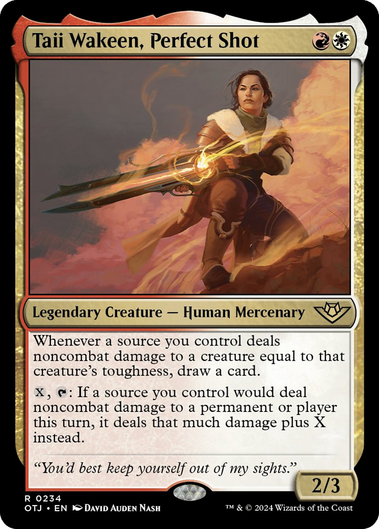 Taii Wakeen, Perfect Shot [Outlaws of Thunder Junction] [Foil]