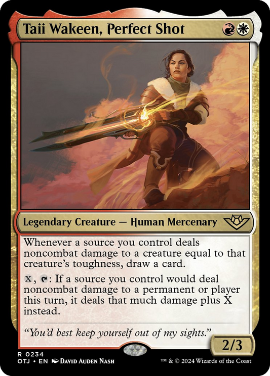 Taii Wakeen, Perfect Shot [Outlaws of Thunder Junction] [Foil]