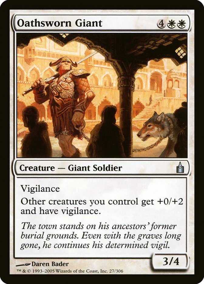 Oathsworn Giant [Ravnica: City of Guilds] [Foil]