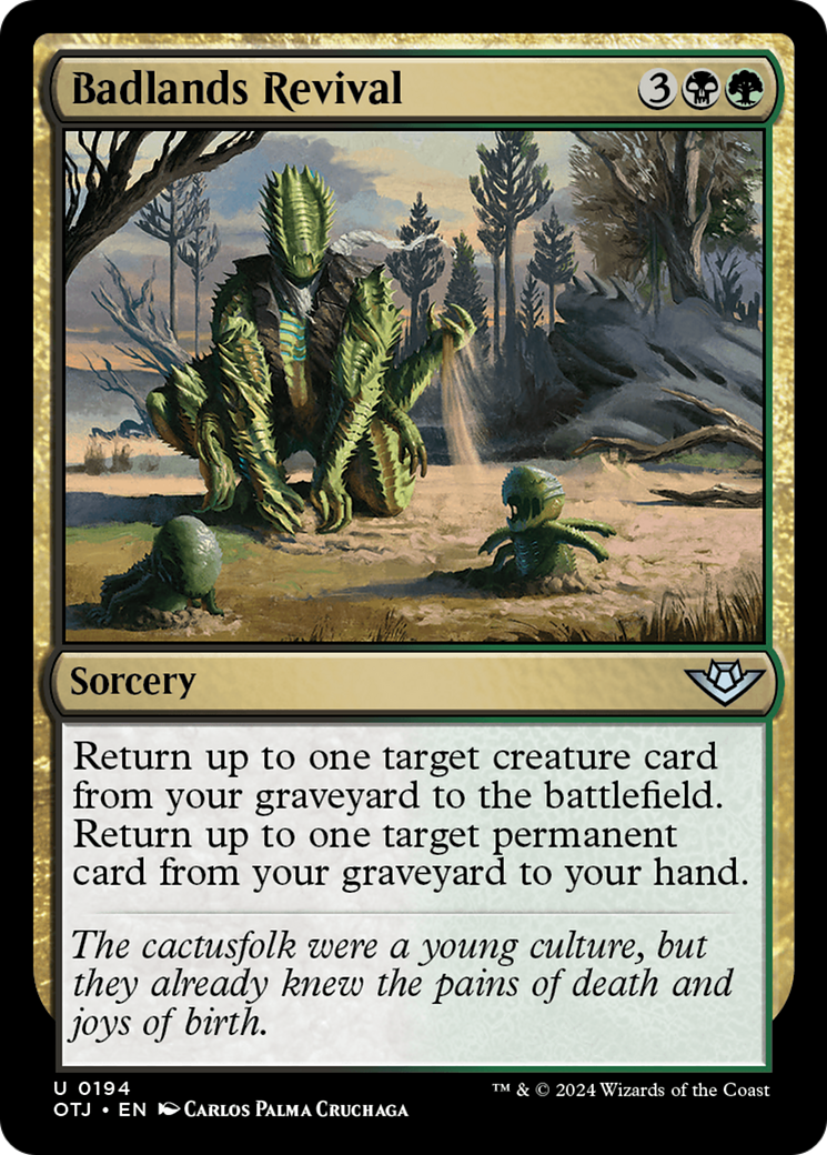 Badlands Revival [Outlaws of Thunder Junction] [Foil]