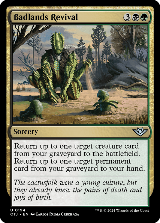 Badlands Revival [Outlaws of Thunder Junction] [Foil]