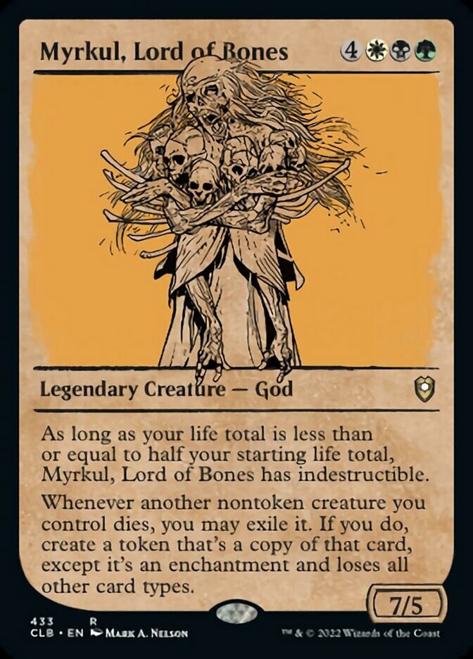 Myrkul, Lord of Bones (Showcase) [Commander Legends: Battle for Baldur's Gate] [Foil]