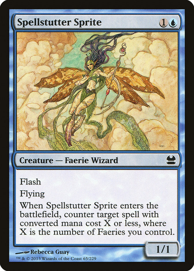 Spellstutter Sprite [Modern Masters] [Foil]