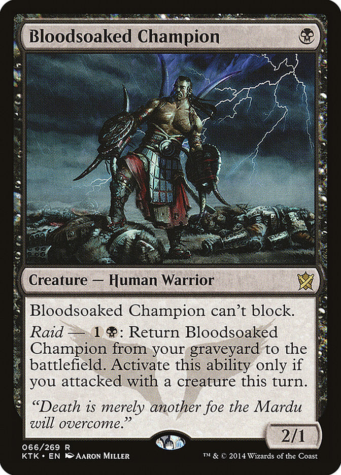 Bloodsoaked Champion [Khans of Tarkir] [Foil]