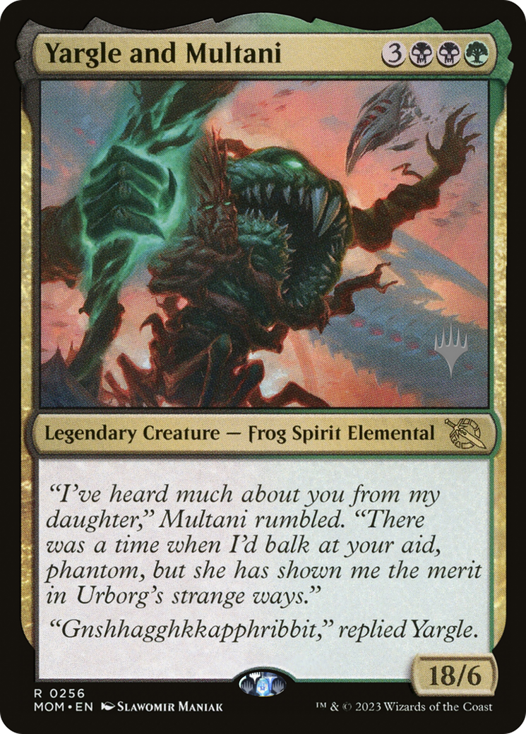 Yargle and Multani (Promo Pack) [March of the Machine Promos] [Foil]