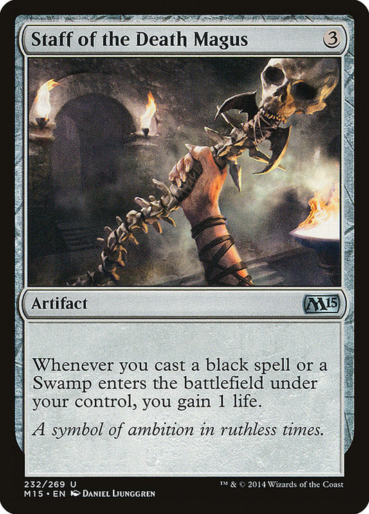 Staff of the Death Magus [Core Set 2015] [Foil]