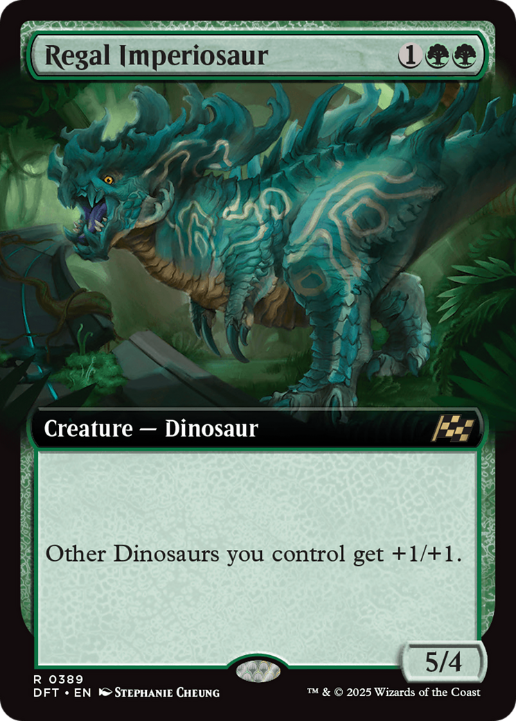 Regal Imperiosaur (Extended Art) [Aetherdrift] [Foil]