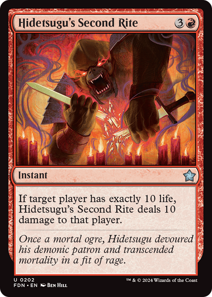 Hidetsugu's Second Rite [Foundations] [Foil]