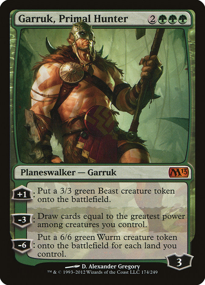 Garruk, Primal Hunter [Core Set 2013] [Foil]