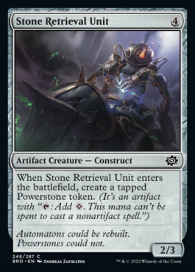 Stone Retrieval Unit [The Brothers' War] [Foil]