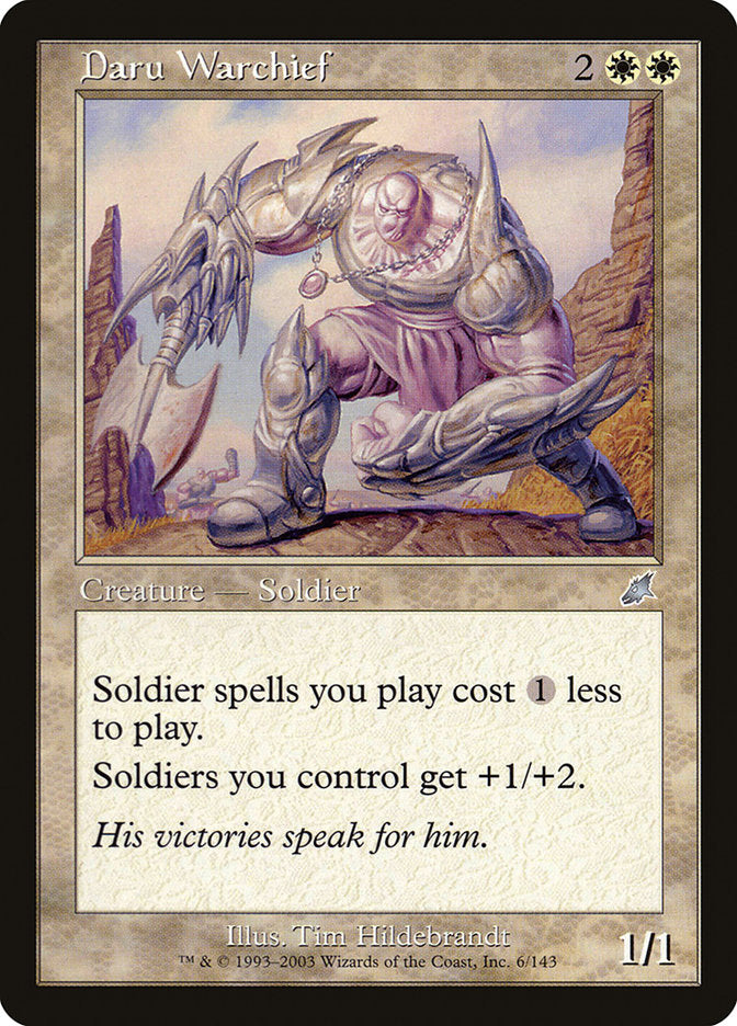 Daru Warchief [Scourge] [Foil]