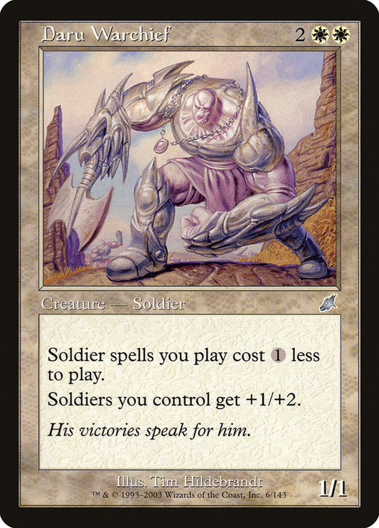Daru Warchief [Scourge] [Foil]