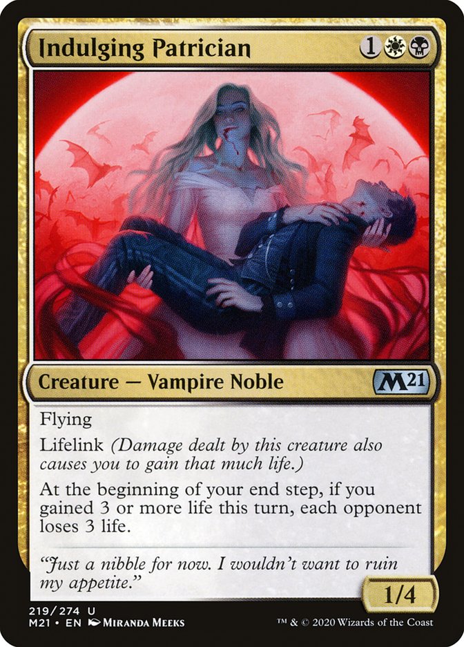 Indulging Patrician [Core Set 2021] [Foil]