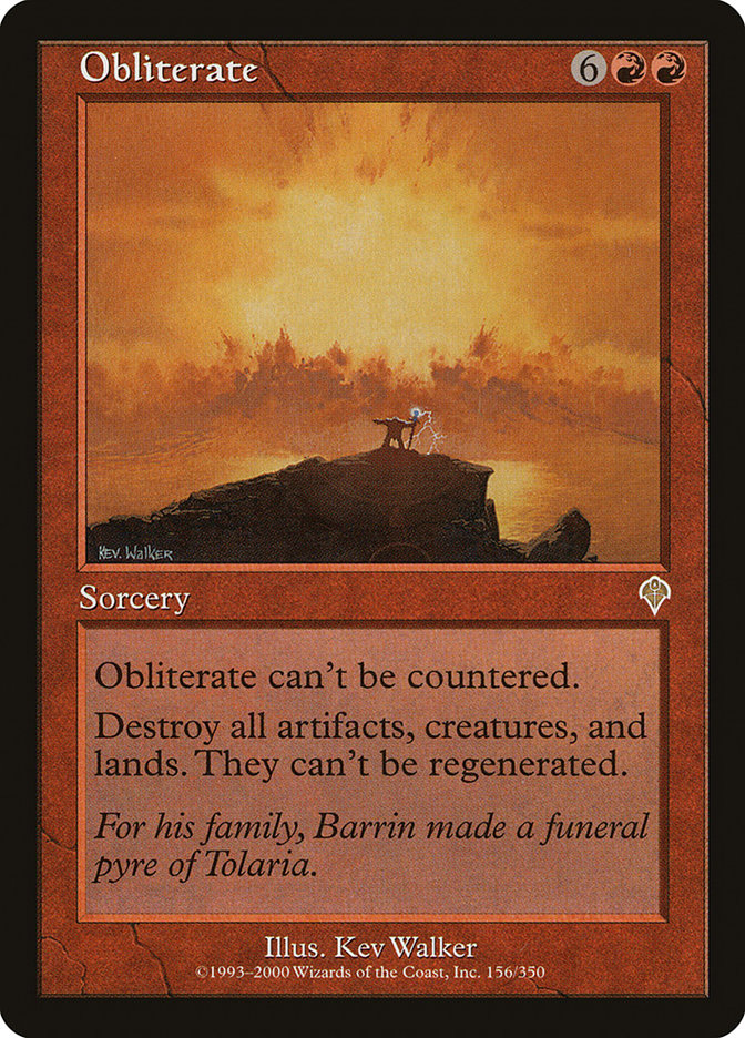 Obliterate [Invasion] [Foil]