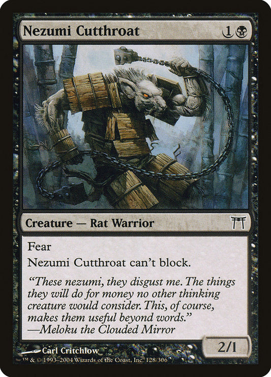 Nezumi Cutthroat [Champions of Kamigawa] [Foil]